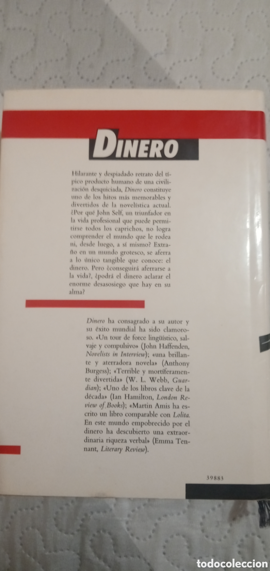 Libros: Martin Amis.Dinero.Seminuevo. - Foto 2