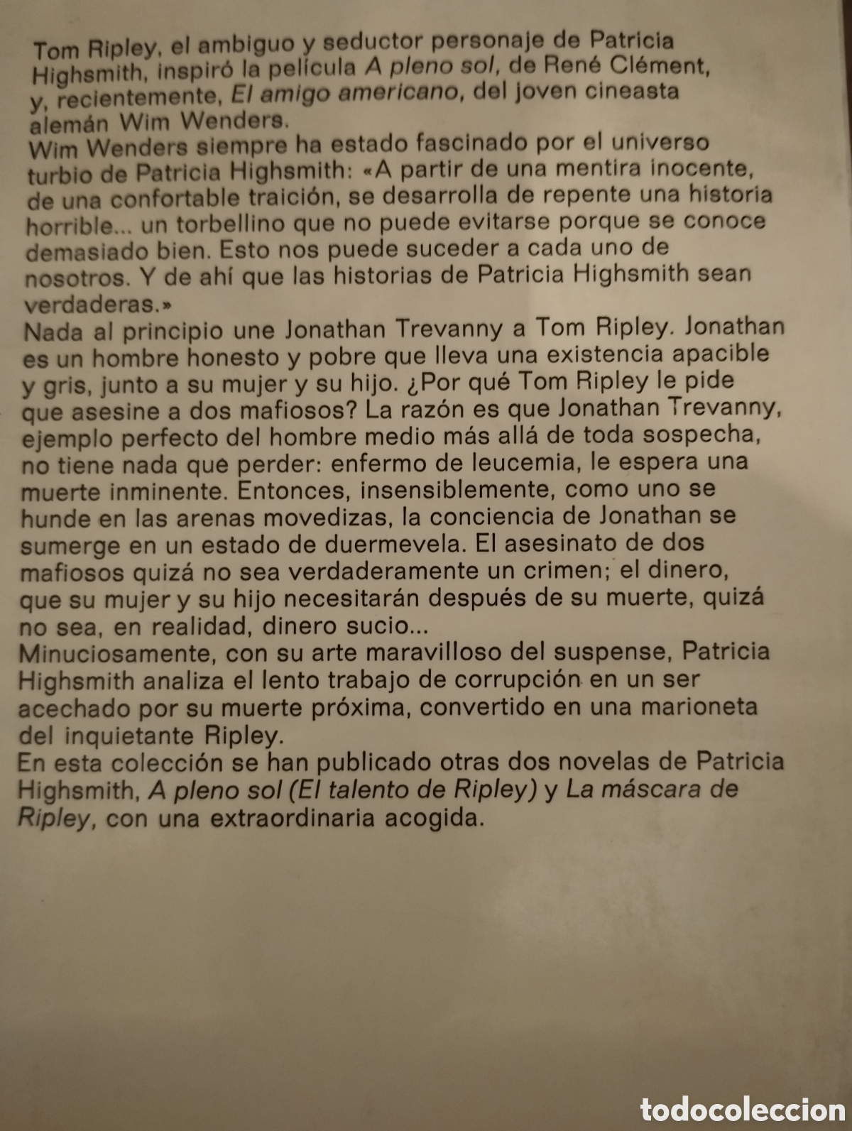 Libros: El amigo americano ( el juego de Ripley ) - Foto 2