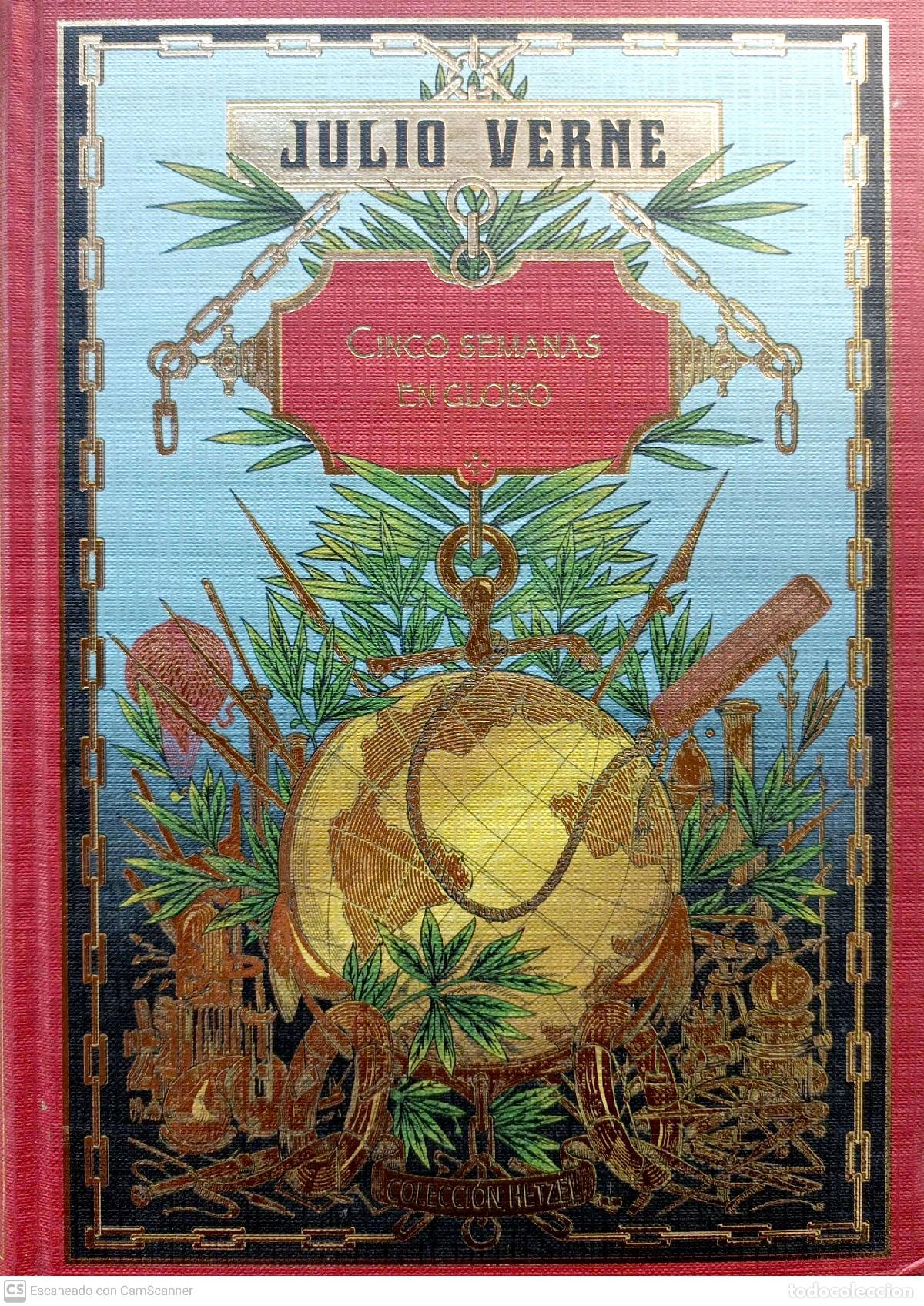 Libros: Cinco semanas en globo - Julio Verne - Foto 1