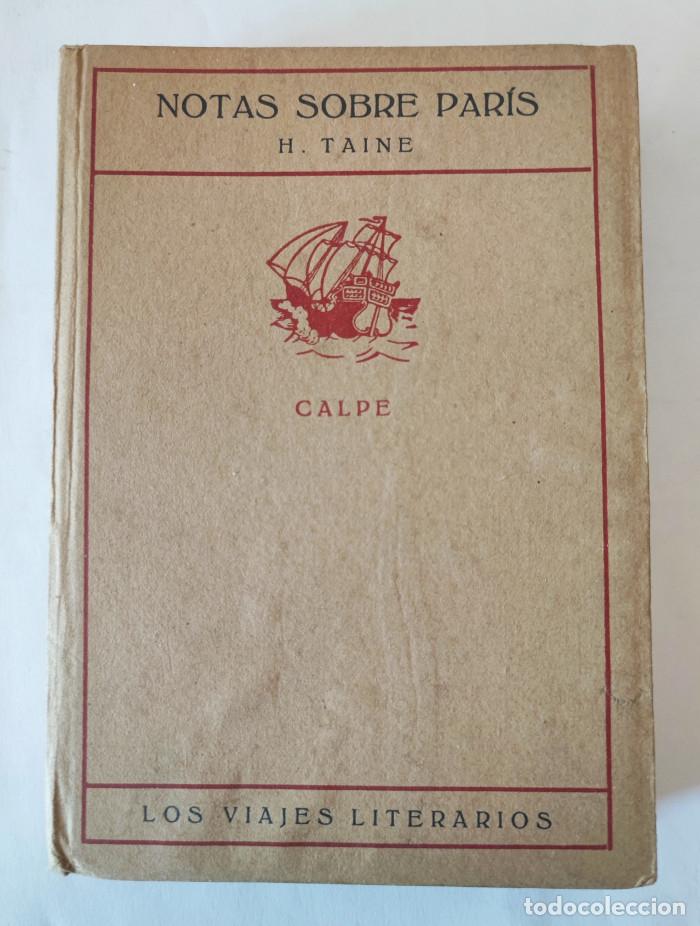 Libros: NOTAS SOBRE PAR&Iacute;S - H. Taine - Foto 1