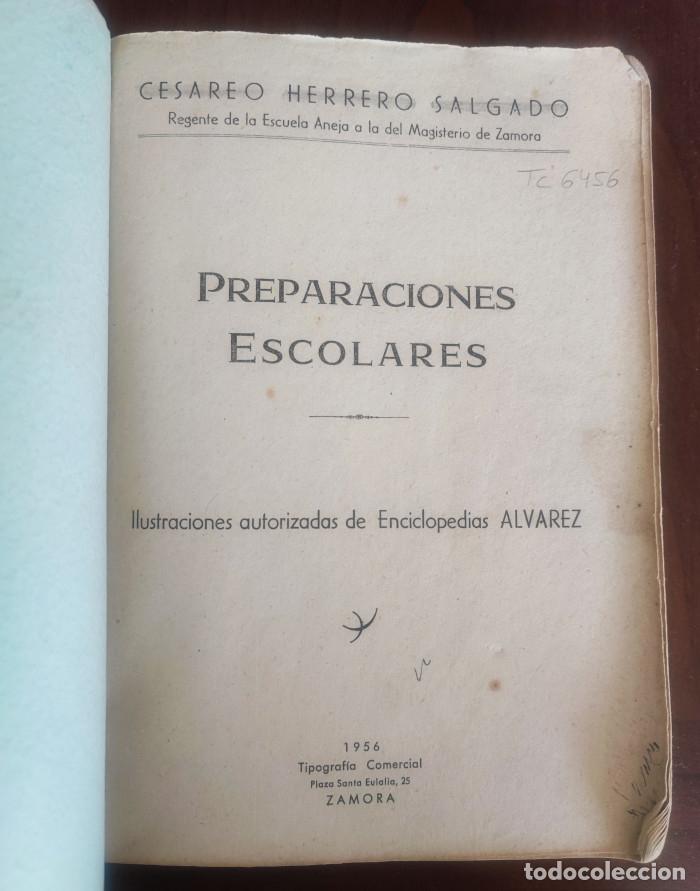 Libros: PREPARACIONES ESCOLARES - Cesareo Herrero Salgado - Foto 2