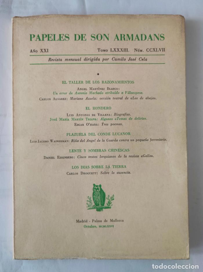 B&uuml;cher: PAPELES DE SON ARMADANS. OCTUBRE 1976 - VV.AA.