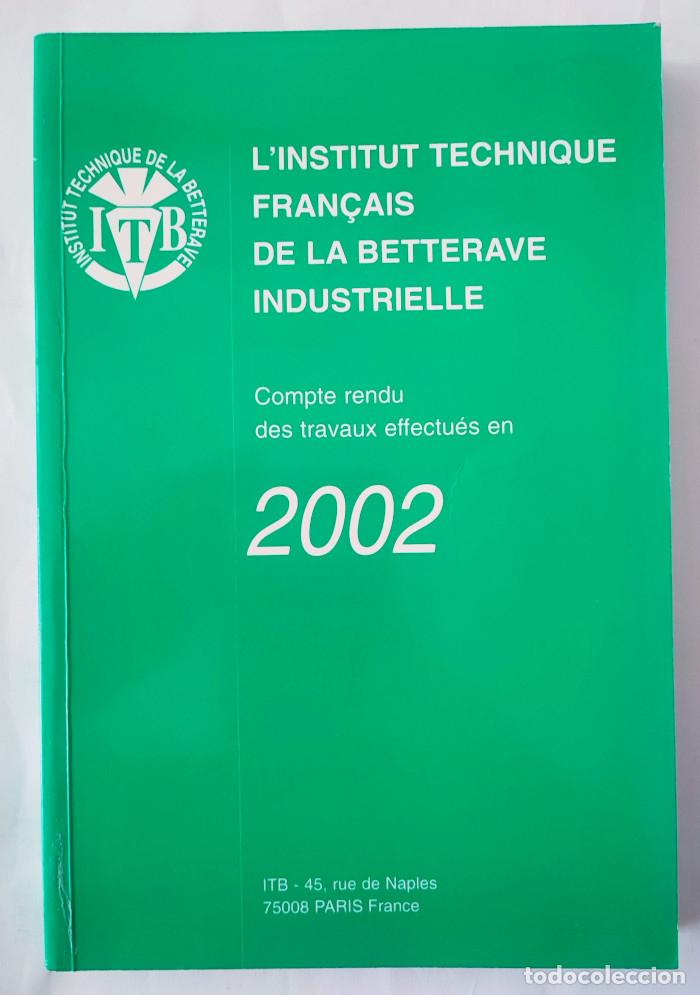 books: COMPTE RENDU DES TRAVAUX EFFECTU&Eacute;S EN 2002 - VV.AA.