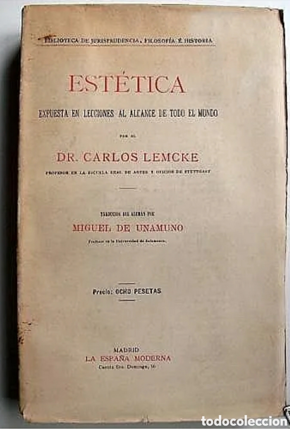 Libros: EST&Eacute;TICA. Dr. Carlos Lemcke - Foto 1