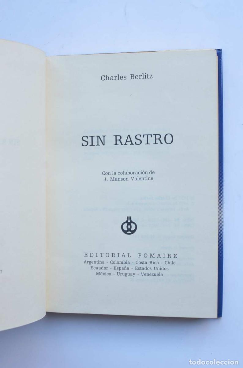 Libros: Sin rastro - BERLITZ, Charles - Foto 3