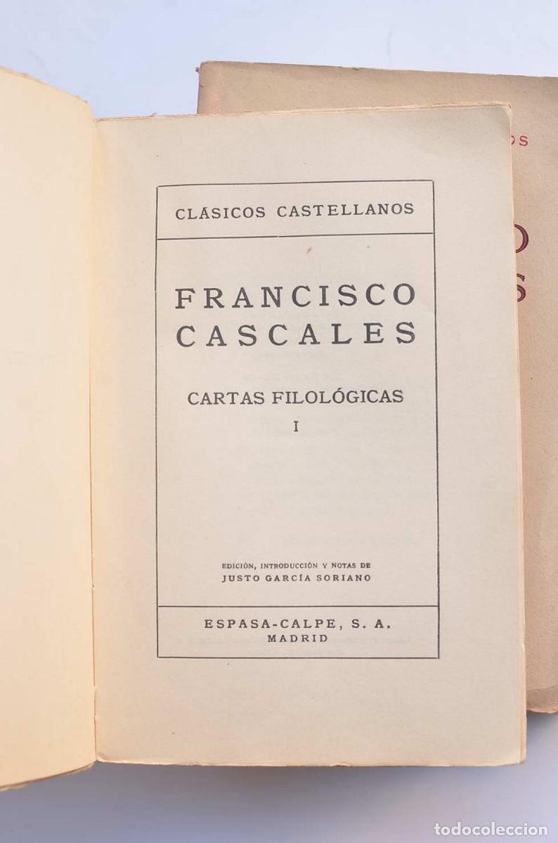 Libros: Cartas filol&oacute;gicas - CASCALES, Francisco - Foto 3