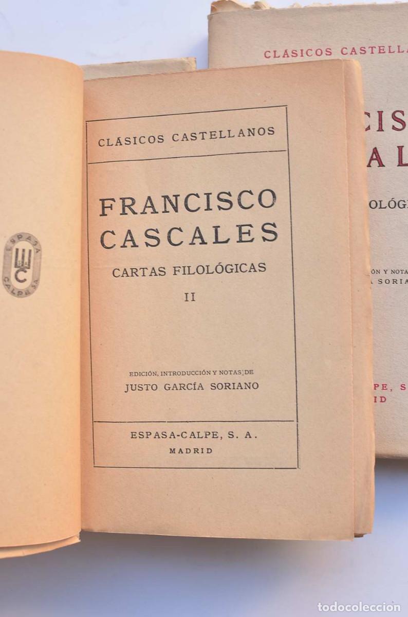 Libros: Cartas filol&oacute;gicas - CASCALES, Francisco - Foto 5