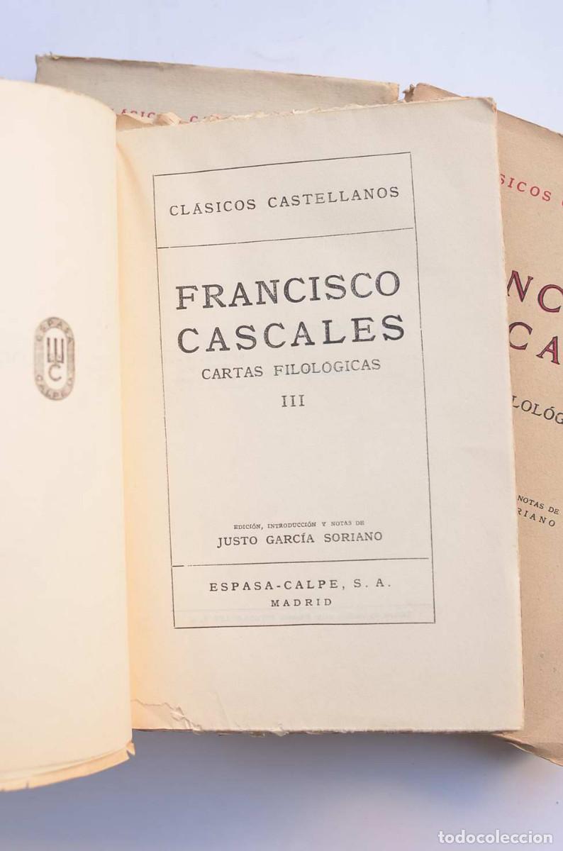 Libros: Cartas filol&oacute;gicas - CASCALES, Francisco - Foto 7