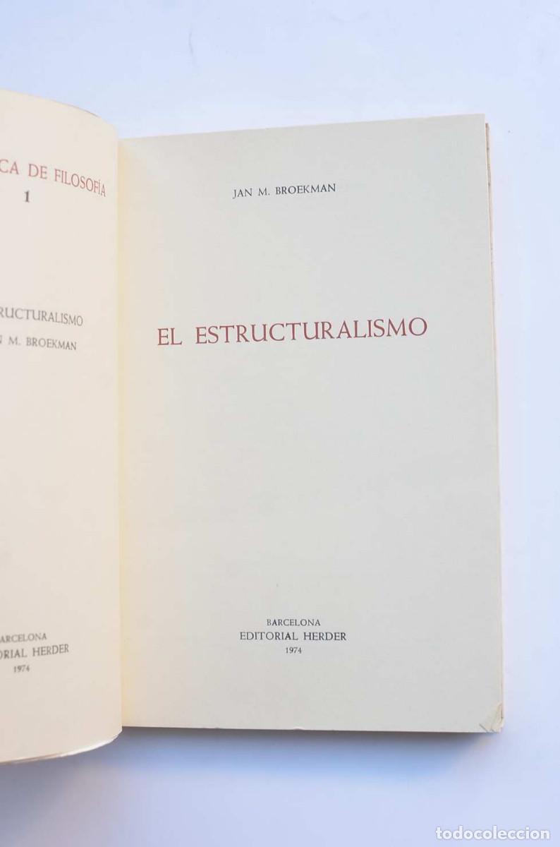 Libros: El estructuralismo - BROEKMAN, Jan M. - Foto 2