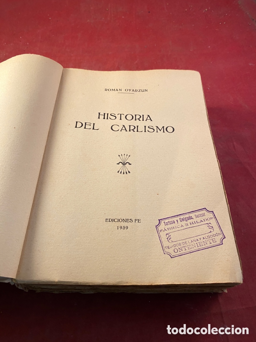 Libros: HISTORIA DEL CARLISMO 1939 - Foto 3
