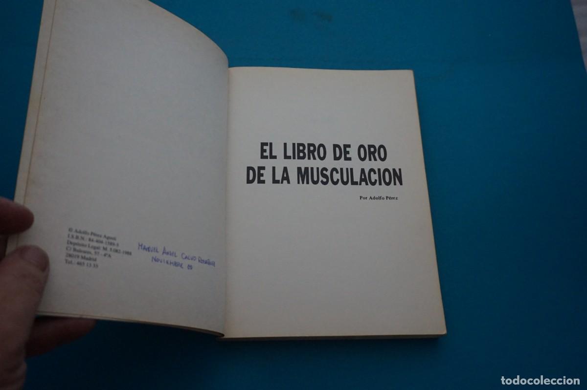 Libros: AMF-33F/ EL LIBRO DE ORO DE LA MUSCULACION - ADOLFO PEREZ - Foto 2