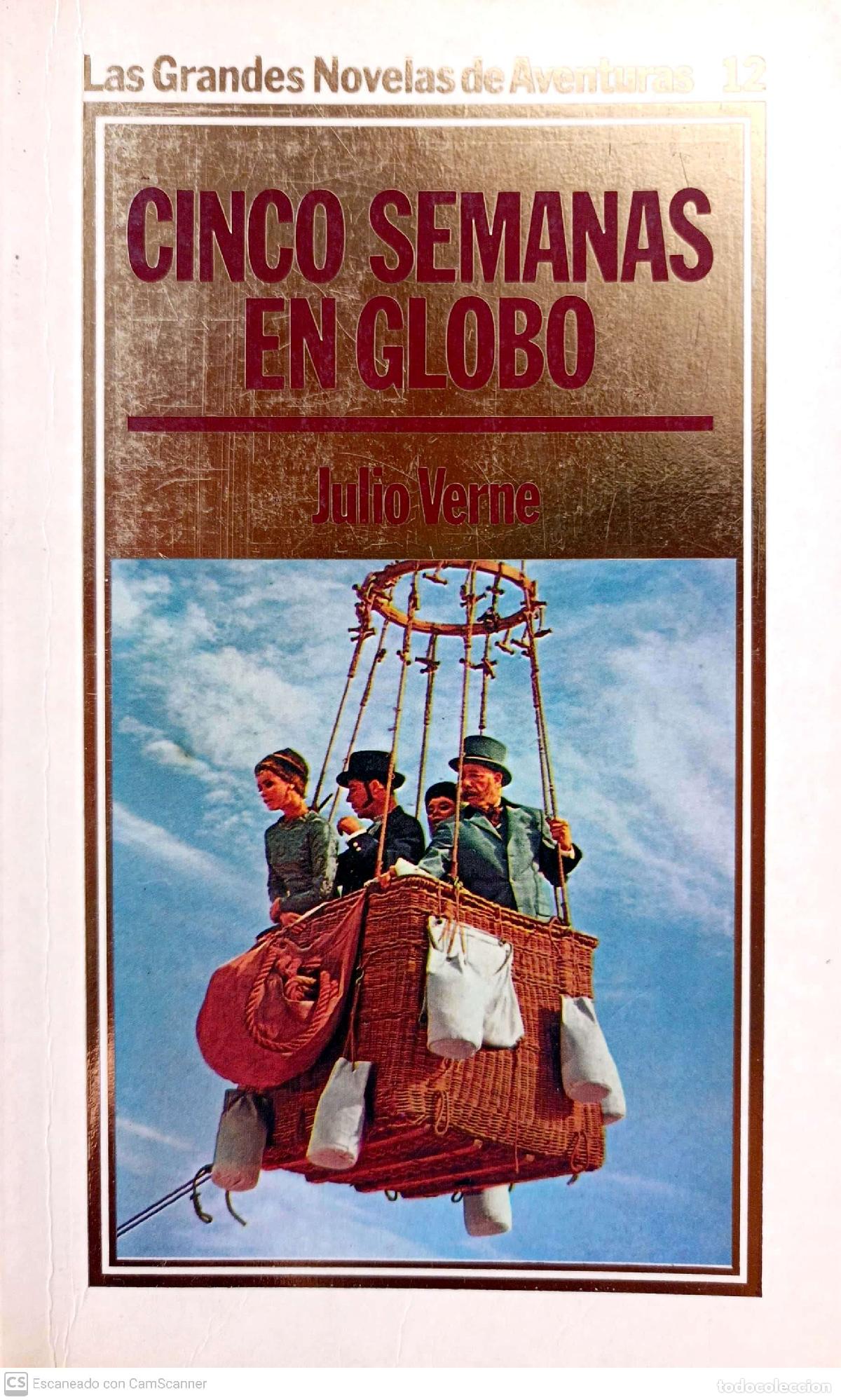 Libros: Cinco semanas en globo - Julio Verne - Foto 1