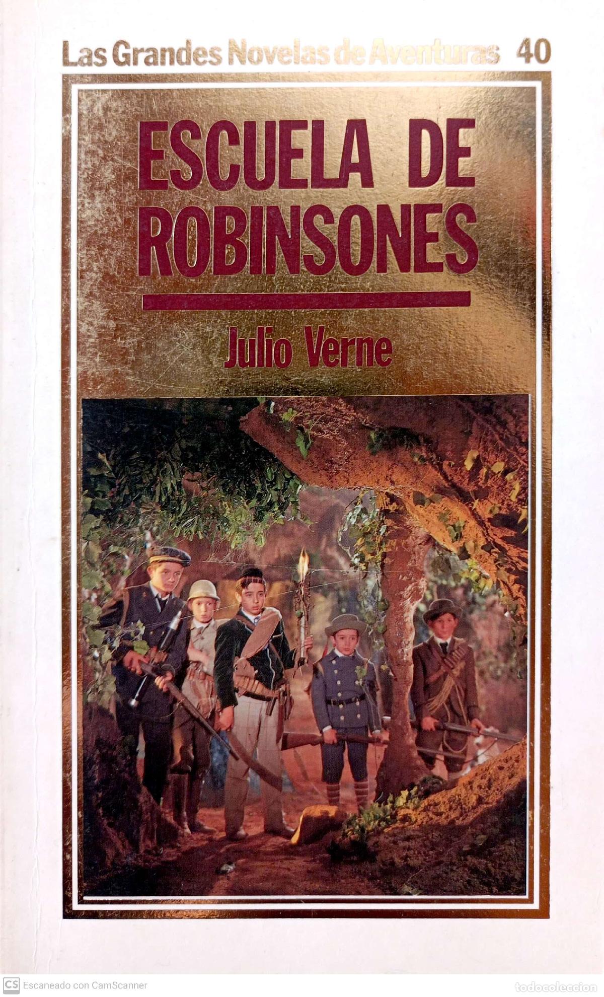 Libros: Escuela de Robinsones - Julio Verne - Foto 1