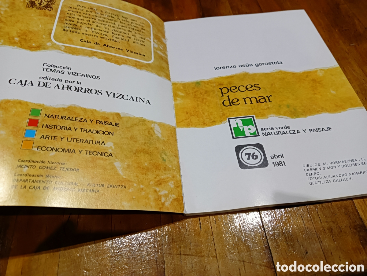 Libros: Peces de Mar. L. Asua gorostola - Foto 3