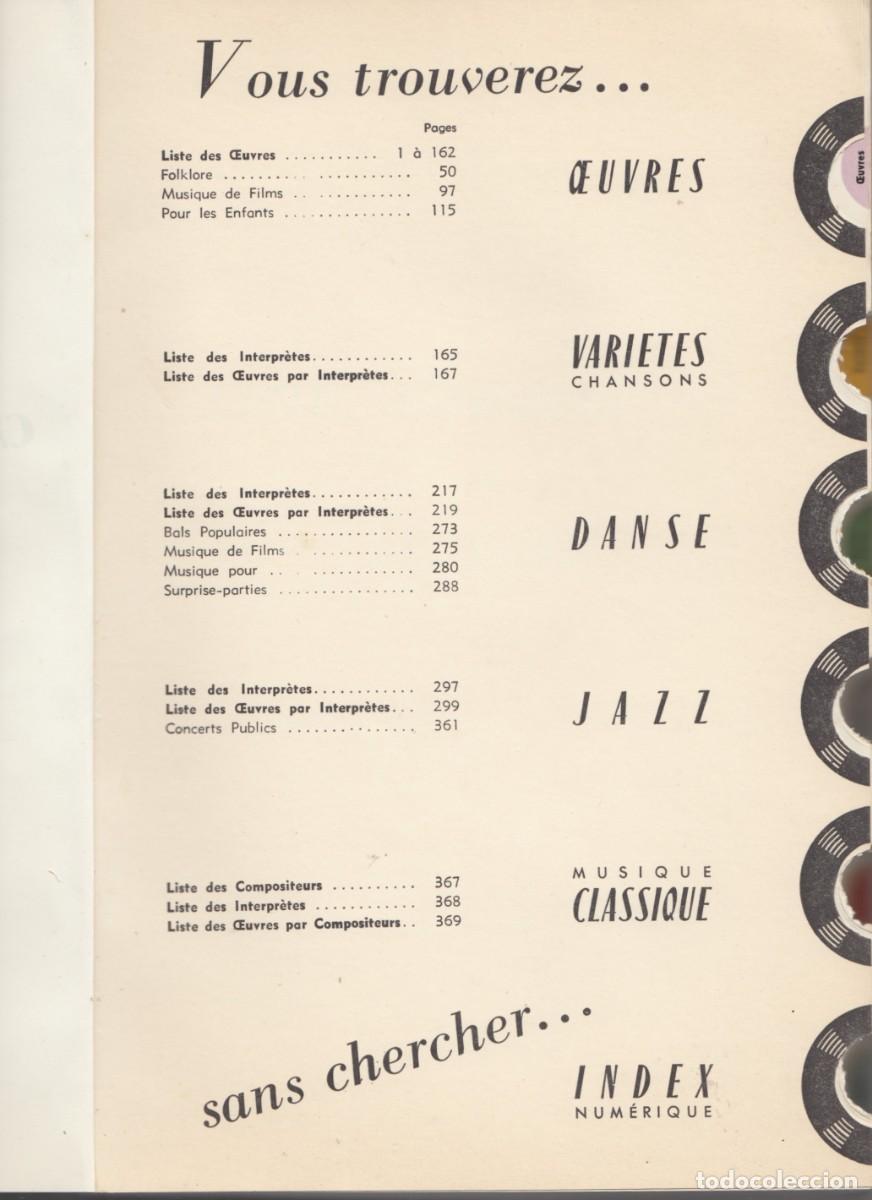 Libros: CAT&Aacute;LOGO DISCOS. DISQUES CATALOGUE G&Eacute;N&Eacute;RAL BARCLAY 1957. ACZ - Foto 3