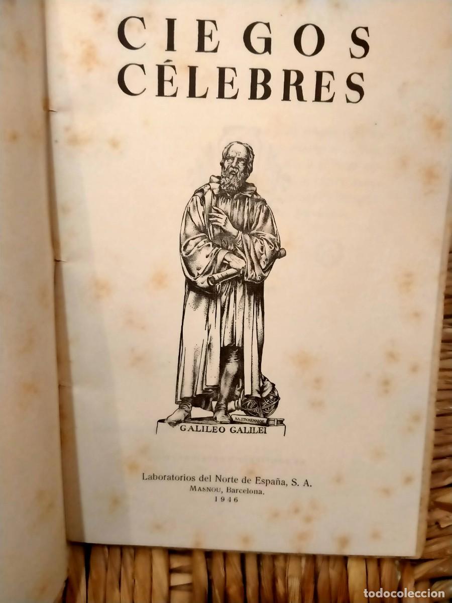 Libros: Ciegos c&eacute;lebres 1946 - Foto 2