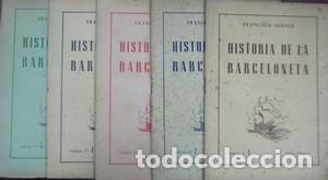Libros: Historia de la Barceloneta 5 cuadernos-FRANCISCO FORNER - FORNER, FRANCISCO
