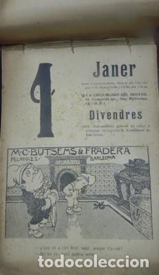 Libros: Calendari cu-cut 1909 - Foto 2