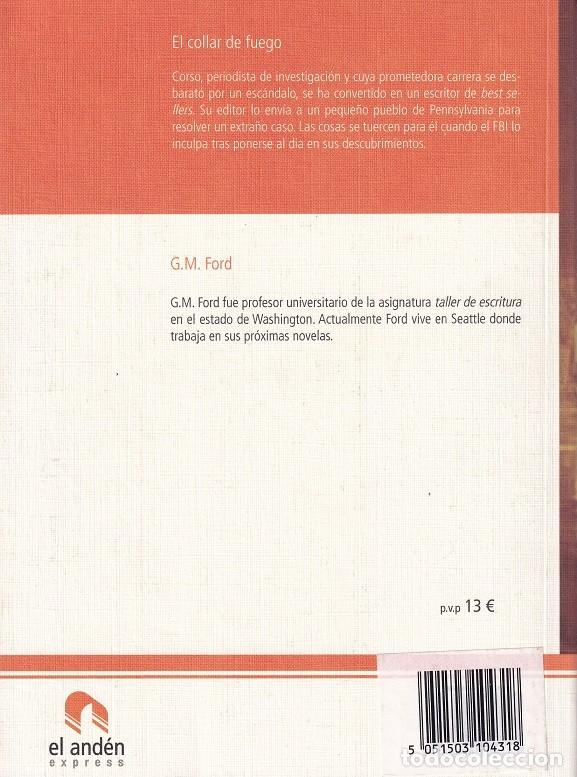 Libros: El collar de fuego - G. M. Ford - Foto 2