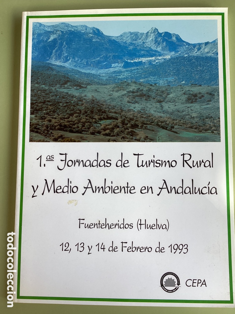 Libri di seconda mano: PRIMERA JORNADAS DE TURISMO RURAL Y MEDIO AMBIENTE EN ANDALUC&Iacute;A, 1993