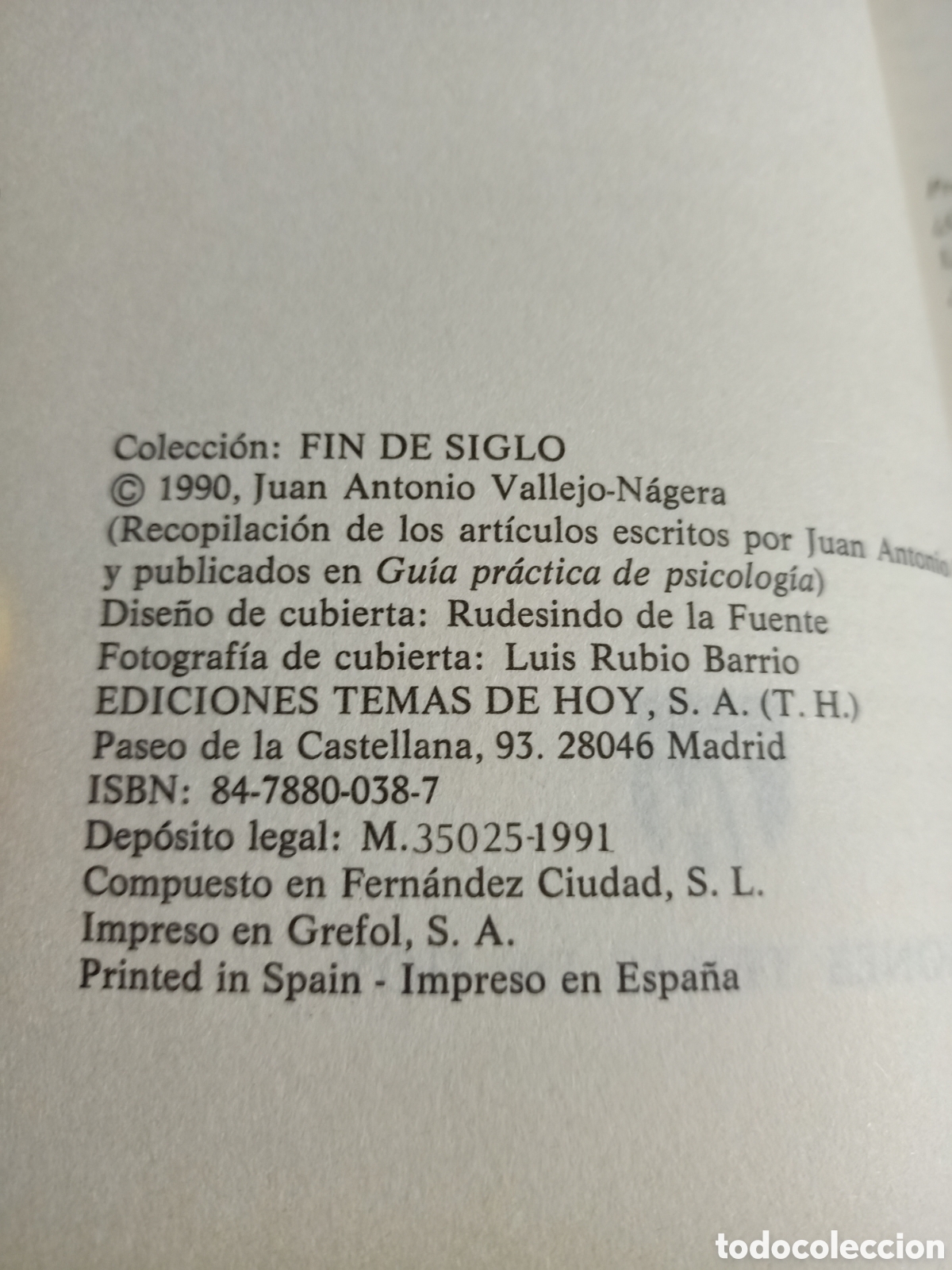 Libros: Con&oacute;cete a ti mismo - J.A. Vallejo-Nagera - Foto 4
