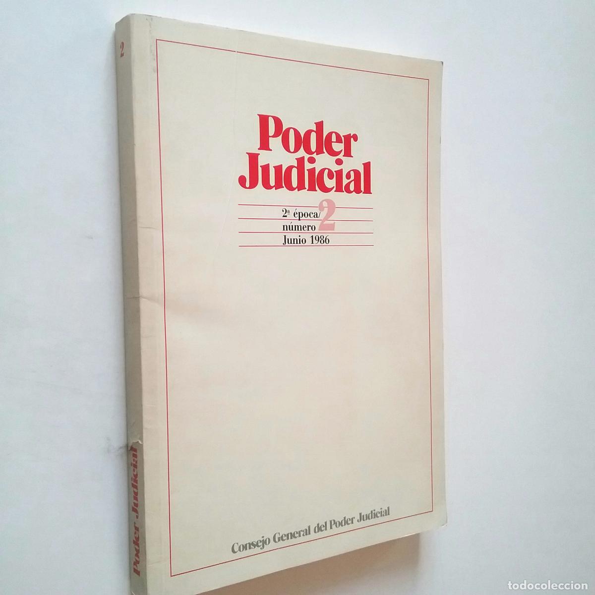 Libros: VV. AA. - Poder judicial. 2&ordf; &eacute;poca. n&ordm; 2 Junio 1986 - Foto 1