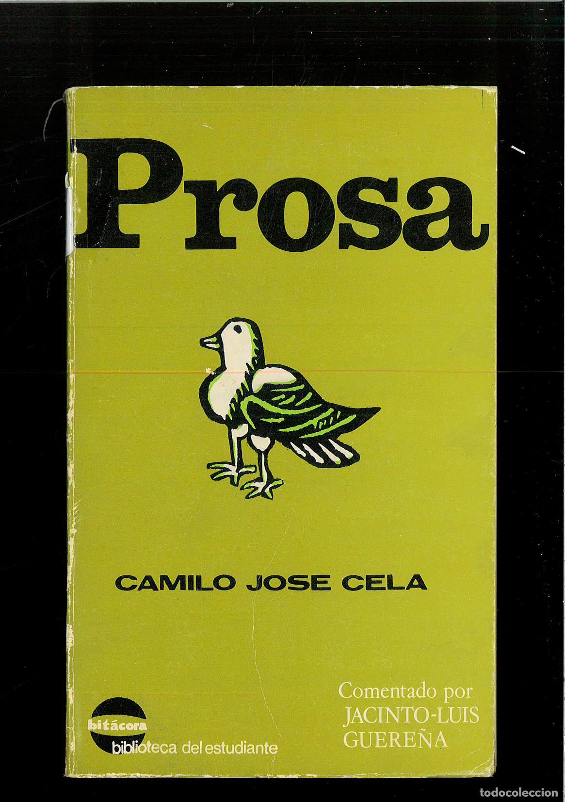 Libros: Prosa (Bita?cora) (Spanish Edition) - Cela, Camilo Jose? - Foto 1