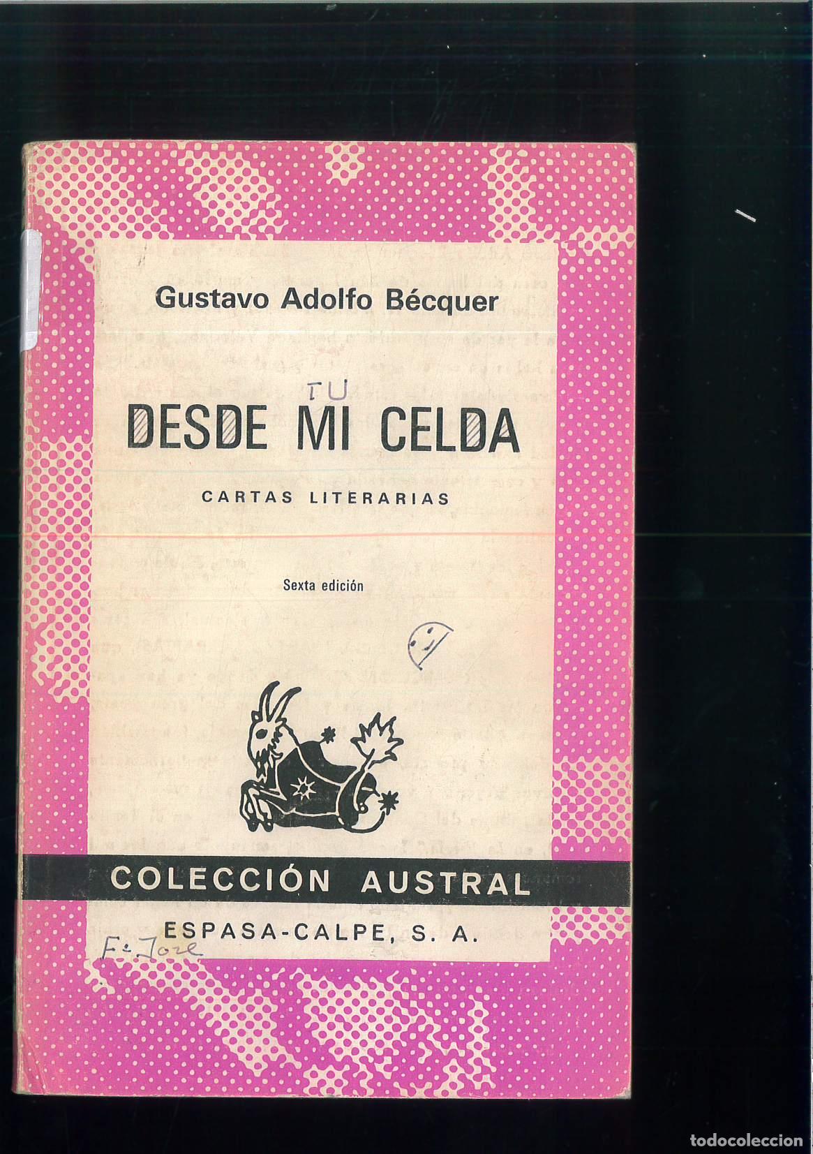 Libros: Desde mi celde:cartas literarias - BECQUER, GUSTAVO ADOLOF - Foto 1