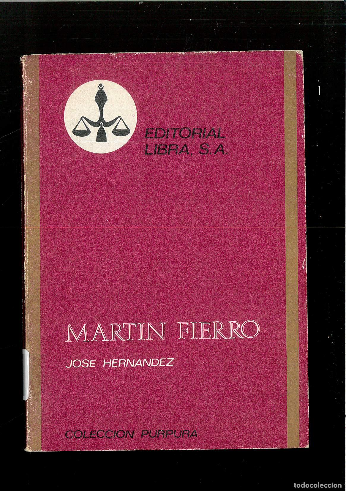 Libros: MART&Iacute;N FIERRO - JOS&Eacute; HERN&Aacute;NDEZ - Foto 1