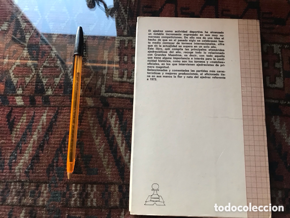 Libros: Julio Ganzo. Ajedrez 1973. Dif&iacute;cil - Foto 3