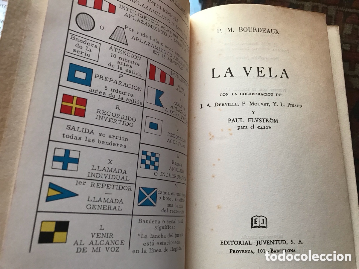 Libros: La vela. P. M. Bourdeaux. Editorial Juventud - Foto 4