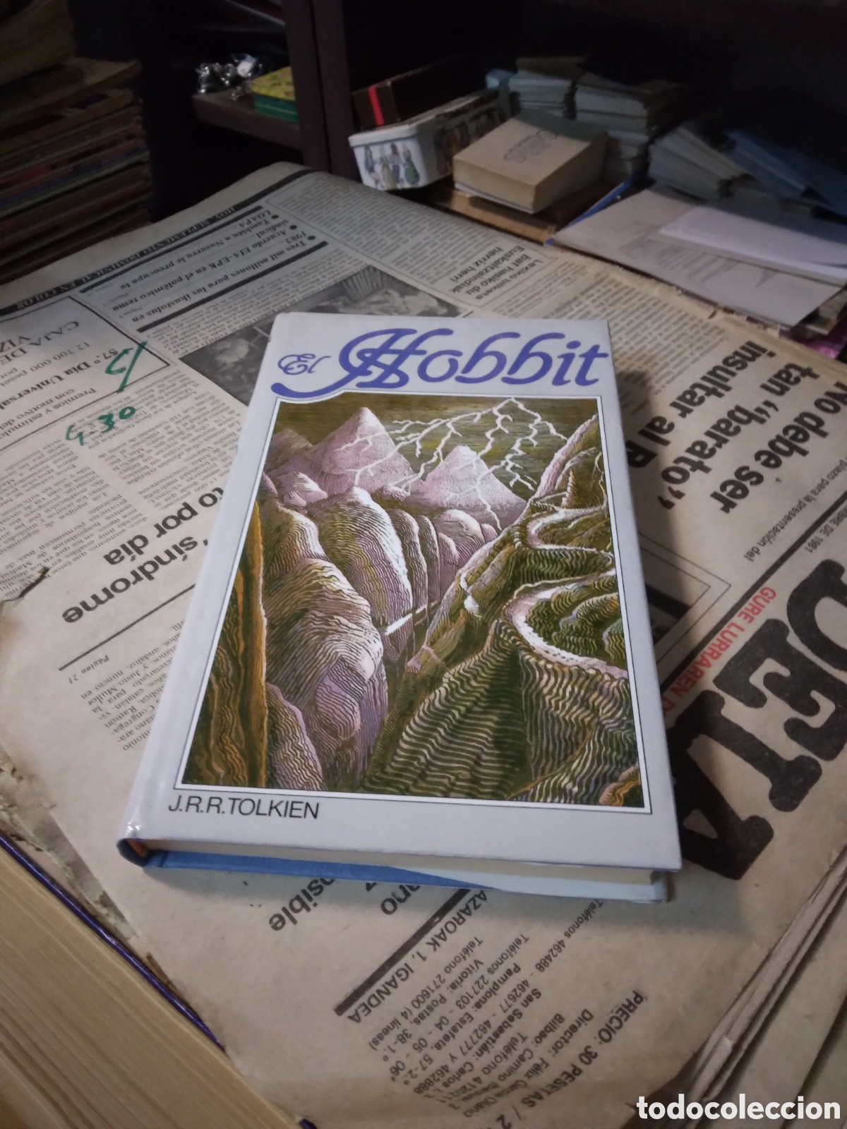 Libros: J.R.R.Tolkien, El hobbit,C&iacute;rculo de Lectores - Foto 1