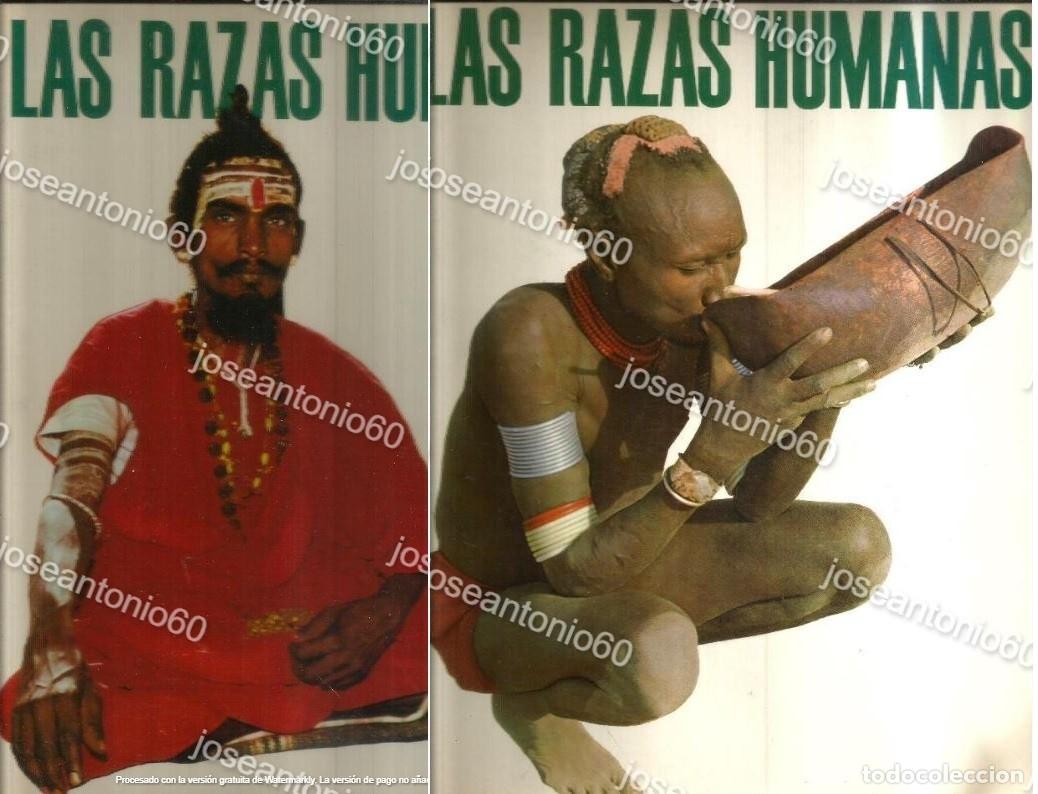 Libros: Las razas humanas. Tomos 1 y 2. Publicado en 1973 - Foto 1