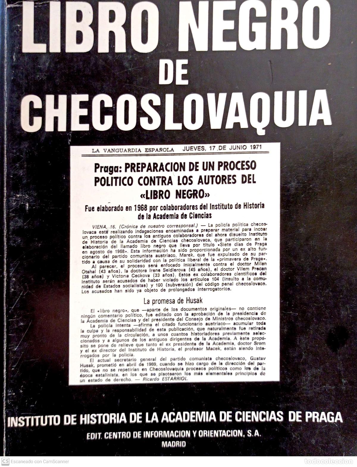 Libros: El libro Negro de Checoslovaquia - Foto 1