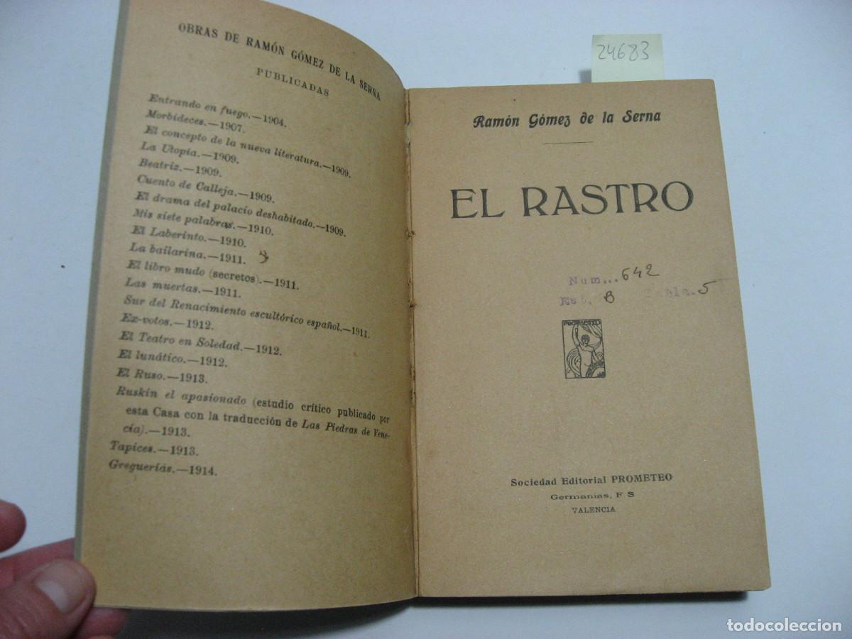 Libros: EL RASTRO - Ram&oacute;n G&oacute;mez de la Serna - Foto 2