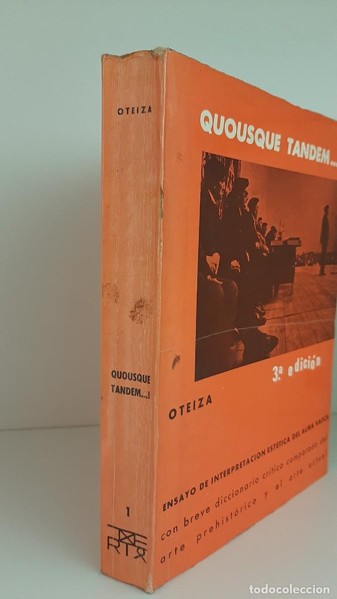 Libros: QUOSQUE TANDEM - OTEIZA - Foto 2