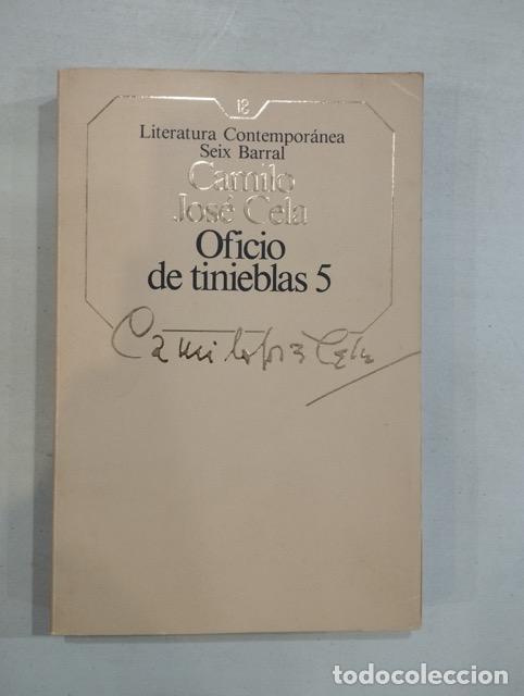 Libros: Camilo Jos&eacute; Cela - Oficio de tinieblas 5 - Foto 1
