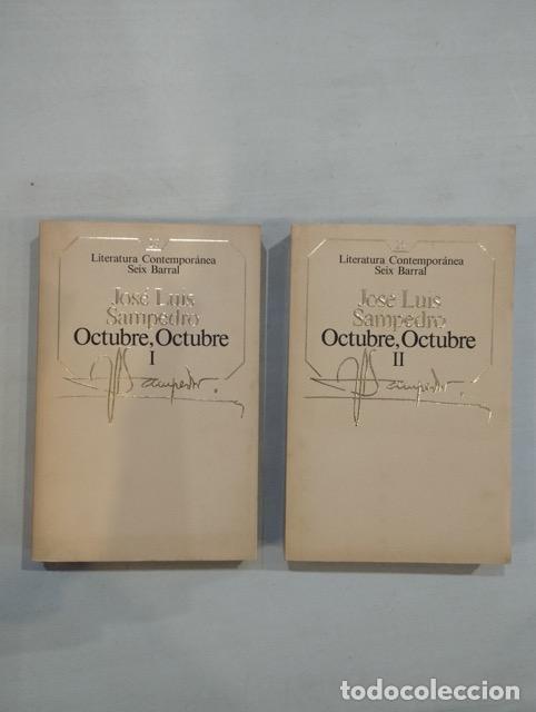 Libros: Jos&eacute; Luis Sampedro - Octubre, octubre (2 vol) - Foto 1