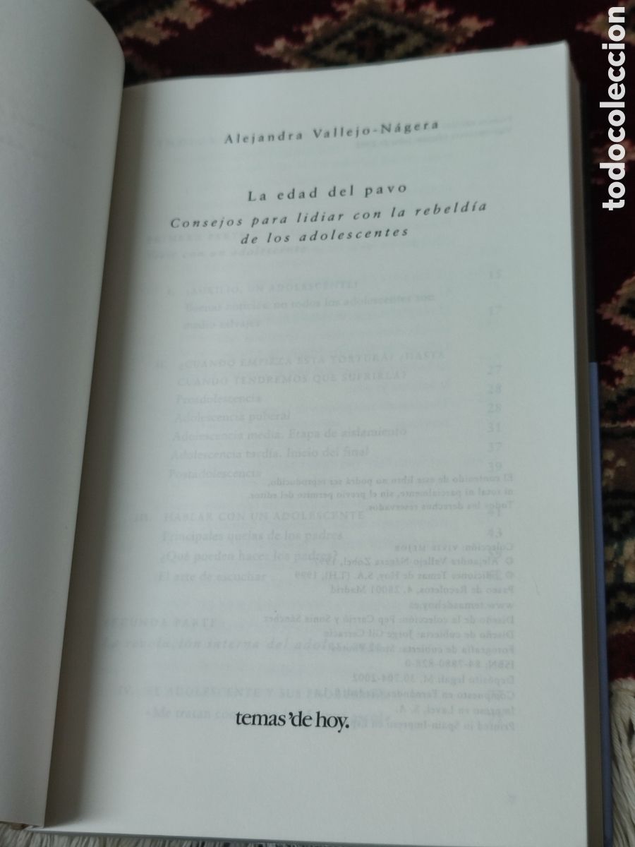 Libros: La edad del pavo Alejandra Vallejo Nagera - Foto 3