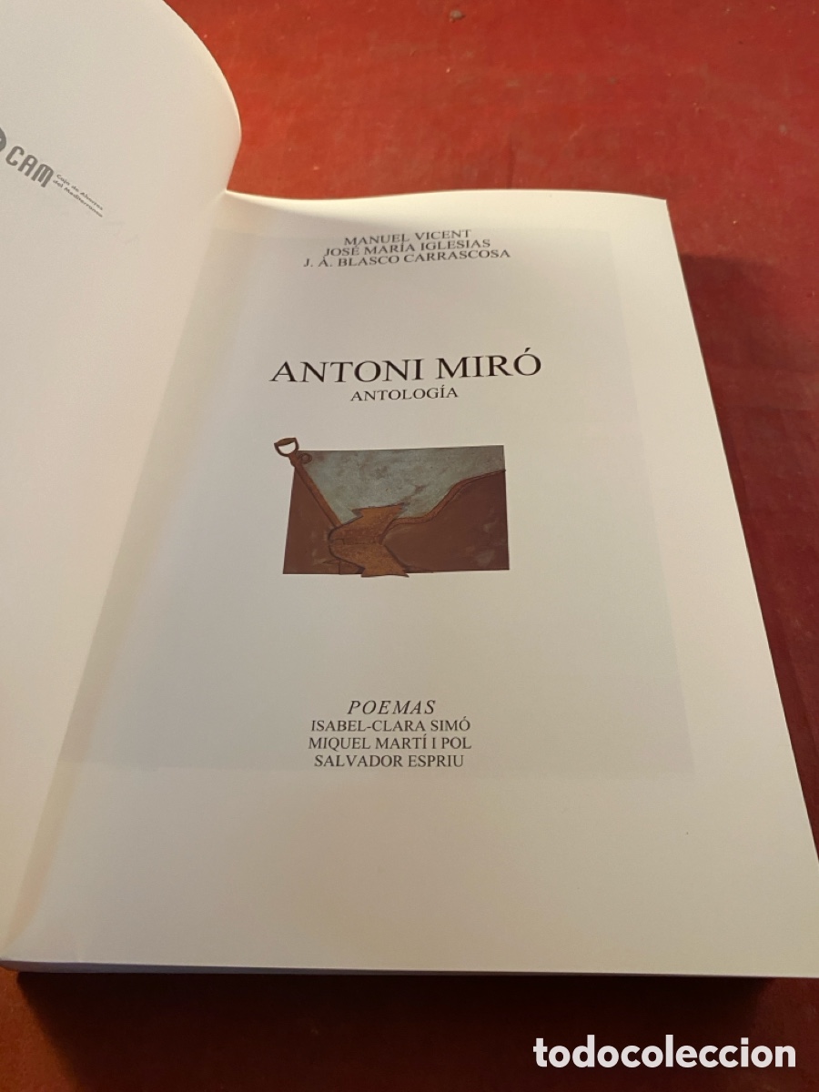 Libros: ANTONI MIRO ANTOLOG&Iacute;A - Foto 2