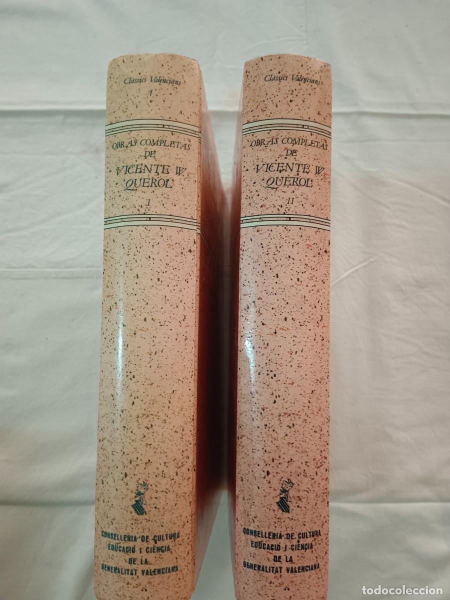 Libros: OBRAS COMPLETAS DE VICENTE W. QUEROL - 2 TOMOS - Luis Guarner - Foto 1