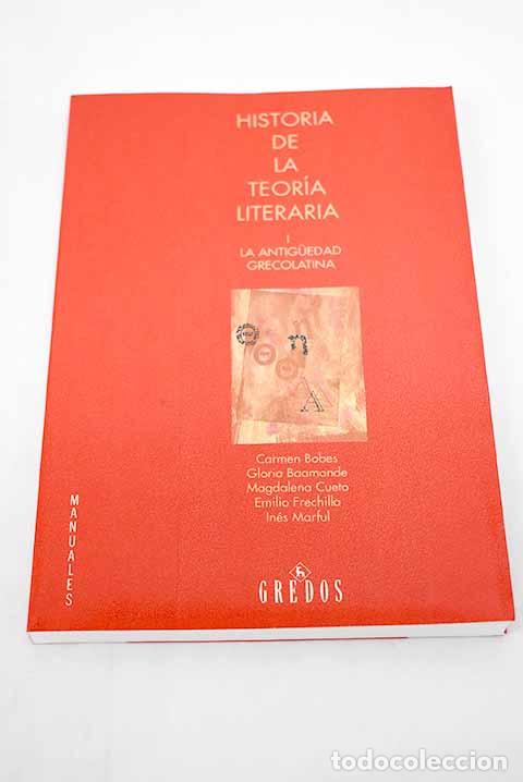 Libros: Historia de la teor&iacute;a literaria, tomo I - Foto 1