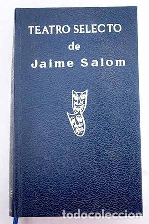 Libros: TEATRO SELECTO DE JAIME SALOM - Salom,Jaime - Foto 1