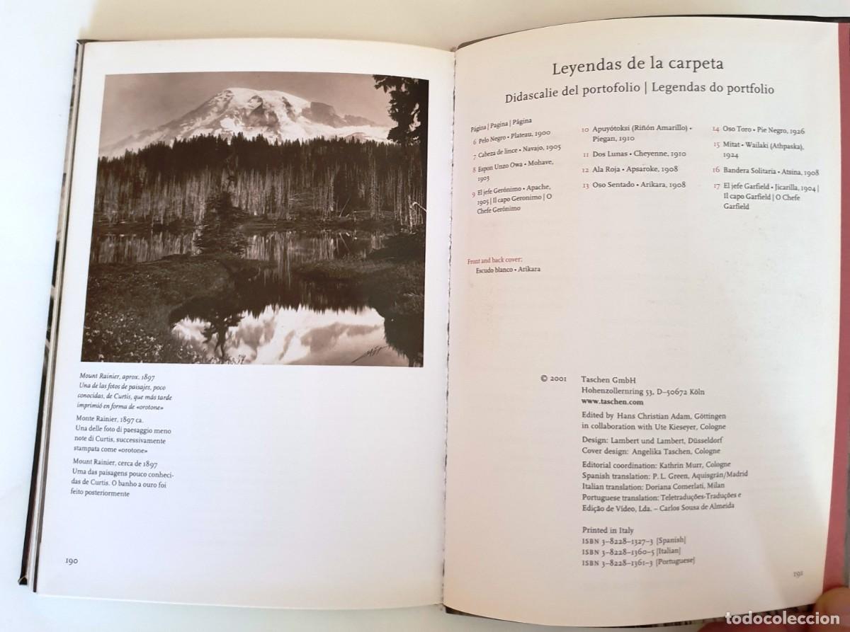 Libros: LOS INDIOS DE NORTEAM&Eacute;RICA - EDWARD S. CURTIS - 2001 - Foto 5
