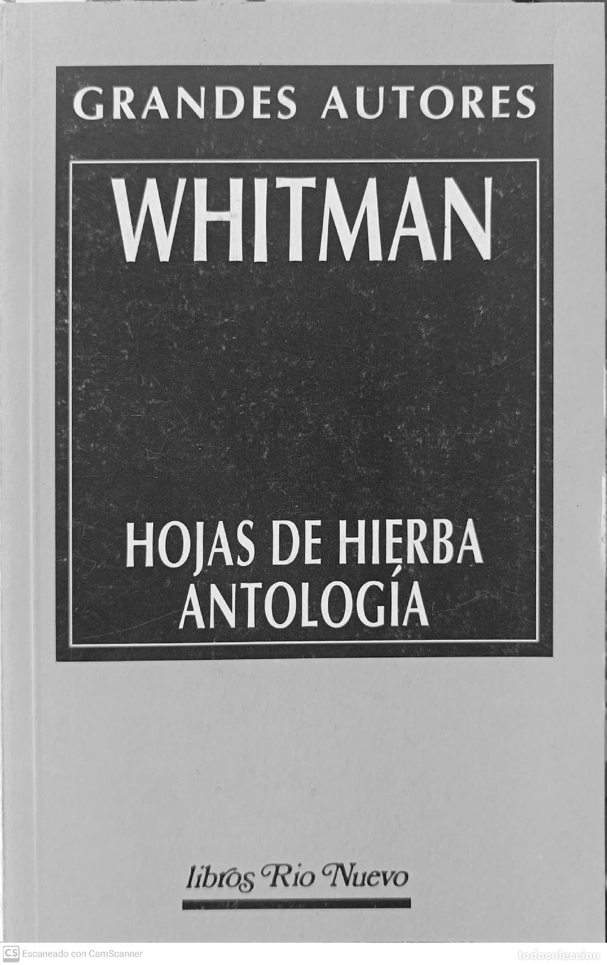 Libros: Hojas de hierba. Antolog&iacute;a - Whitman, Walt - Foto 1