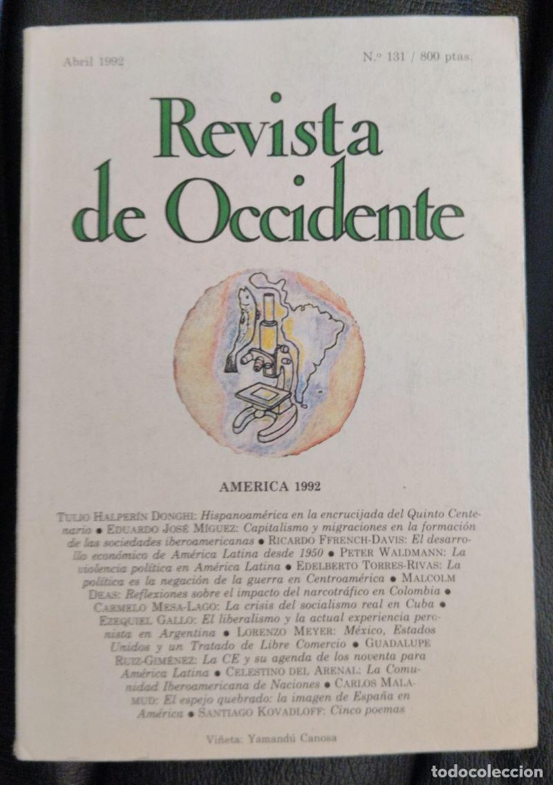 Libros: Revista de Occidente n&ordm; 131. Am&eacute;rica 1992 - VVAA - Foto 1