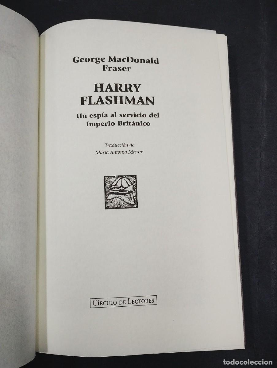 Libros: HARRY FLASHMAN. GEORGE MAC DONALD FRASER. CIRCULO DE LECTORES 1998. - Foto 2