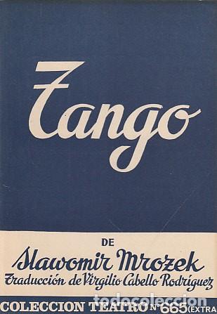 Libros: TANGO - MROZEK, SLAWOMIR - Foto 1