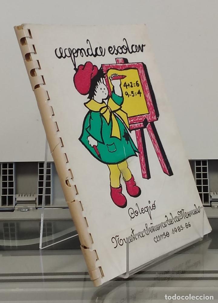 Libros: Agenda escolar, Colegio Nuestra Se&ntilde;ora de la Merced curso 1985-1986