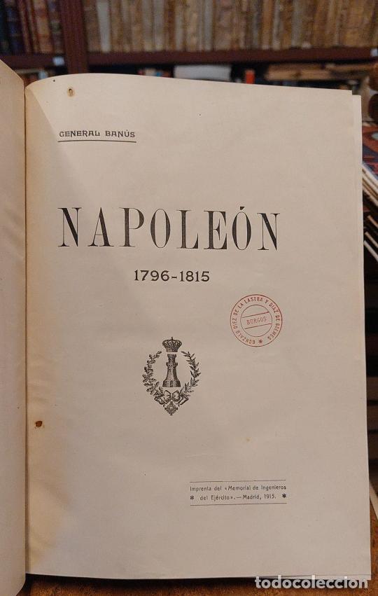 Libros: NAPOLEON. 1796-1815. - BANUS, General. - Foto 2